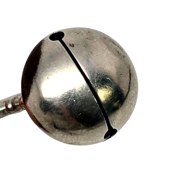 Antique George Shiebler Sterling Silver Jingle Bell Baby Rattle #11095 - Picture 4 of 12